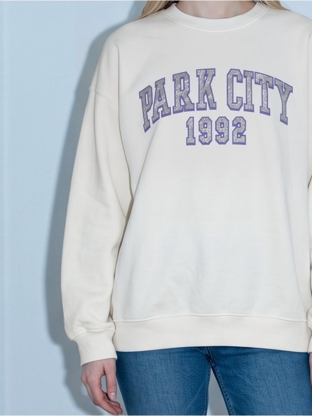 Park City 1992 cream sweatshirt Size L